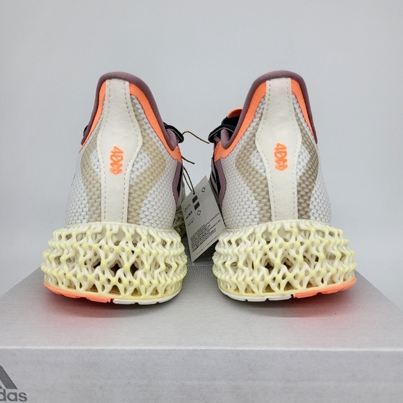 New Adidas 4DFWD 2 'Grey Beam Orange' Women's Running Shoes Size 7 - Picture 5 of 9
